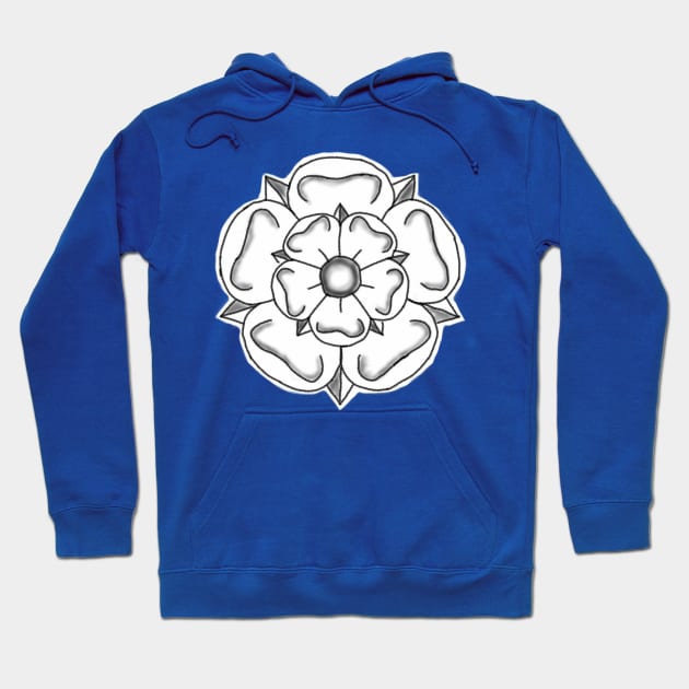 Yorkshire rose Hoodie by Charlotsart